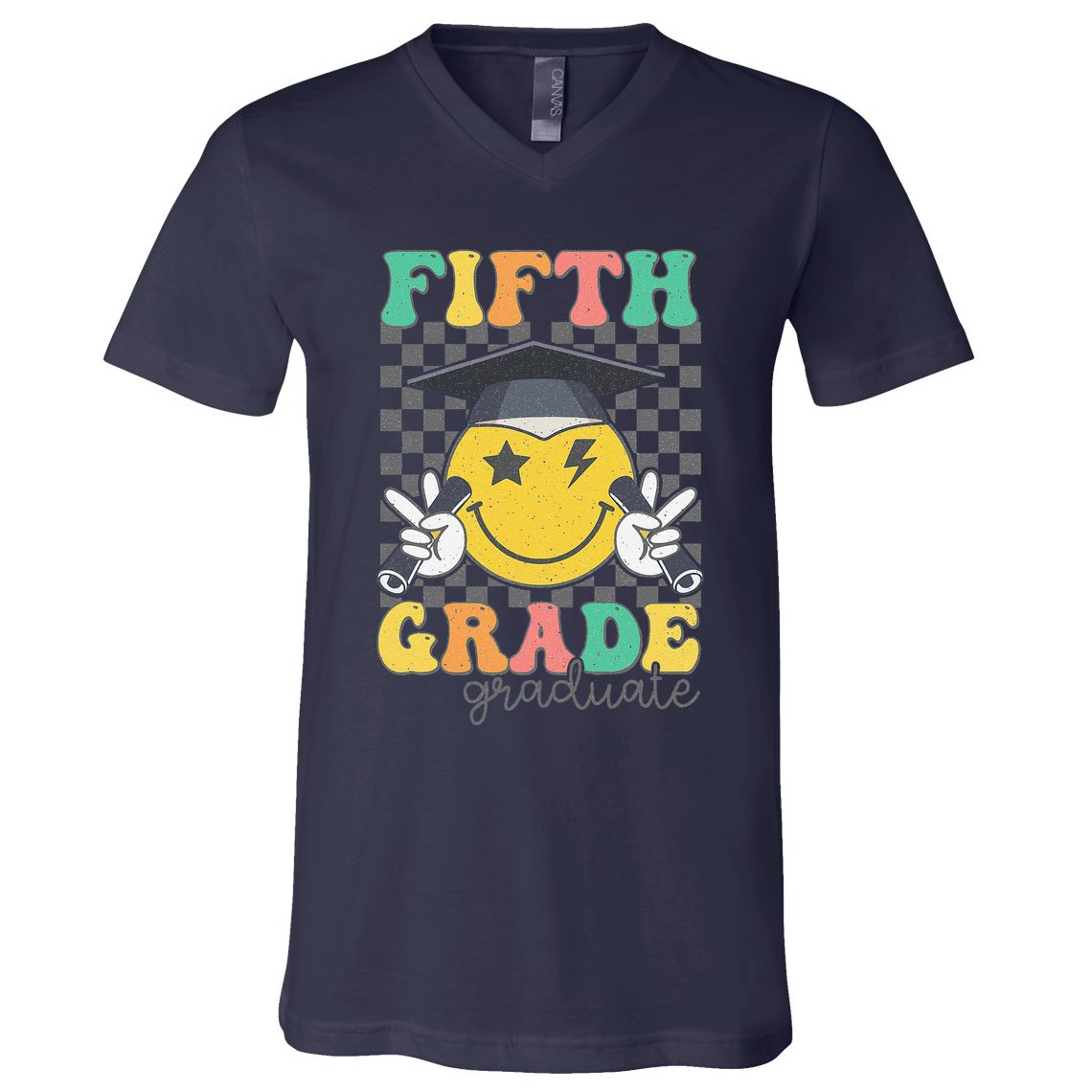 Goodbye Fifth Grade Hello Sixth Grade 6th Grade Graduation V-Neck T-Shirt