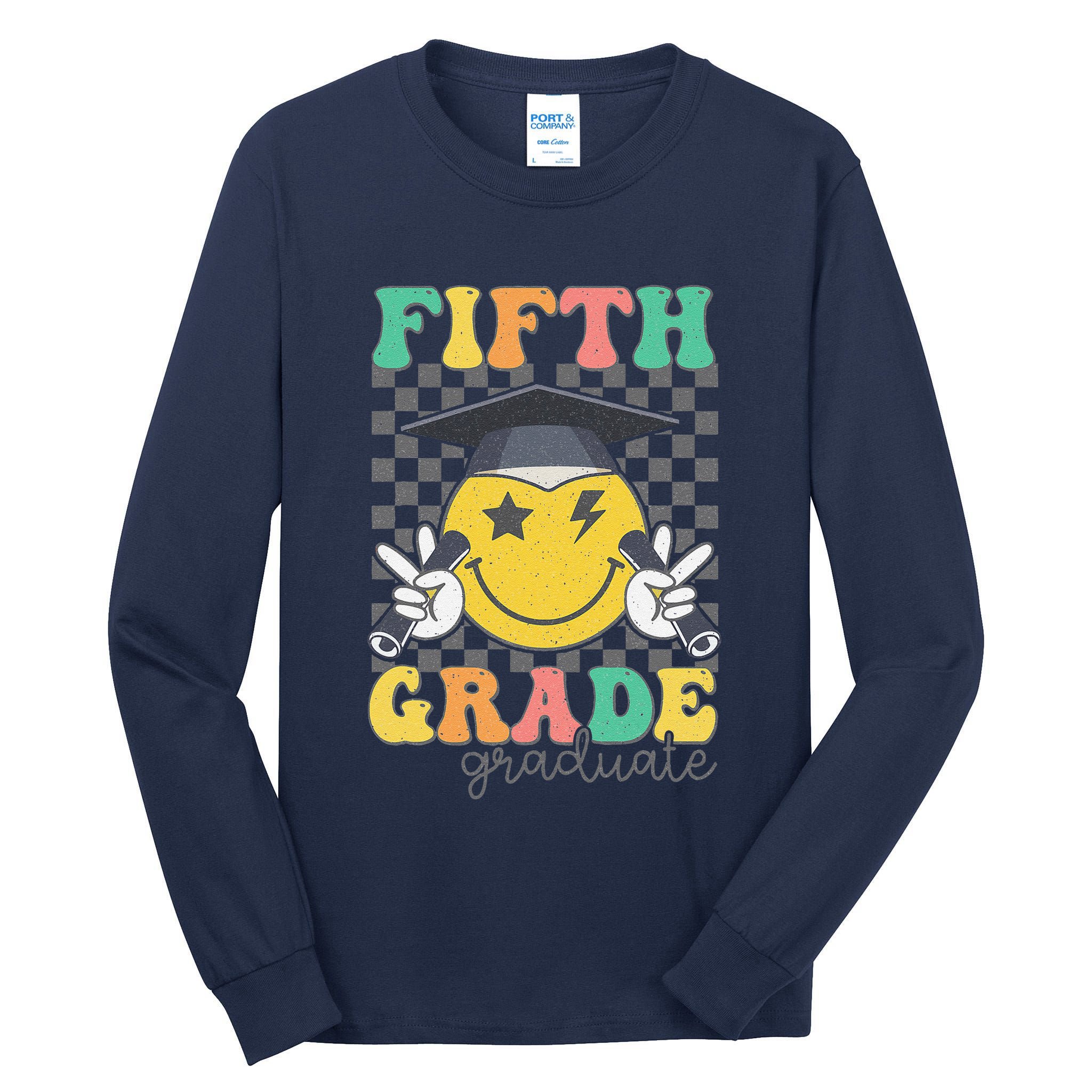 Goodbye Fifth Grade Hello Sixth Grade 6th Grade Graduation Tall Long Sleeve T-Shirt