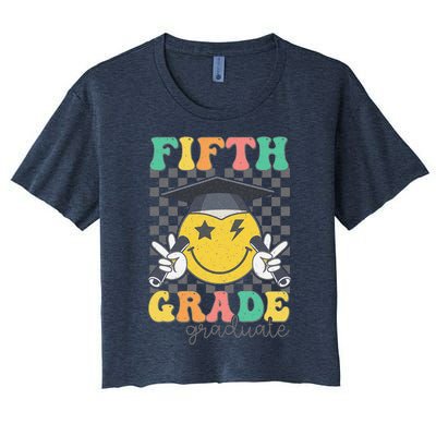 Goodbye Fifth Grade Hello Sixth Grade 6th Grade Graduation Women's Crop Top Tee