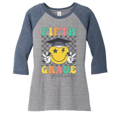 Goodbye Fifth Grade Hello Sixth Grade 6th Grade Graduation Women's Tri-Blend 3/4-Sleeve Raglan Shirt