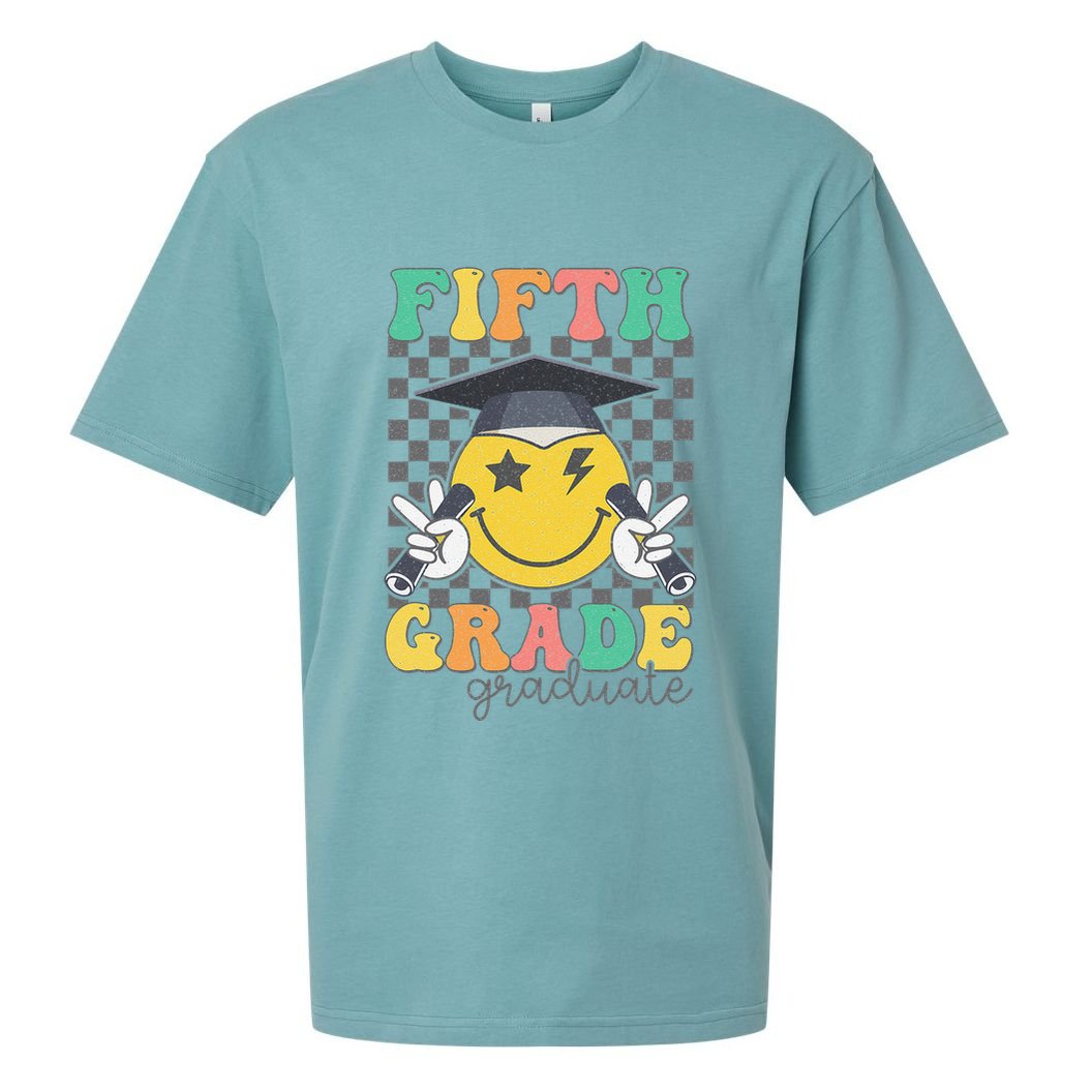 Goodbye Fifth Grade Hello Sixth Grade 6th Grade Graduation Sueded Cloud Jersey T-Shirt