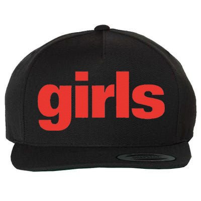 Girl Funny Gift Wool Snapback Cap