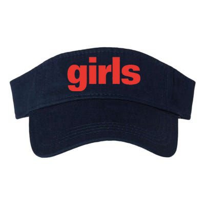 Girl Funny Gift Valucap Bio-Washed Visor