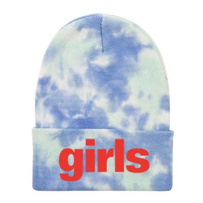 Girl Funny Gift Tie Dye 12in Knit Beanie