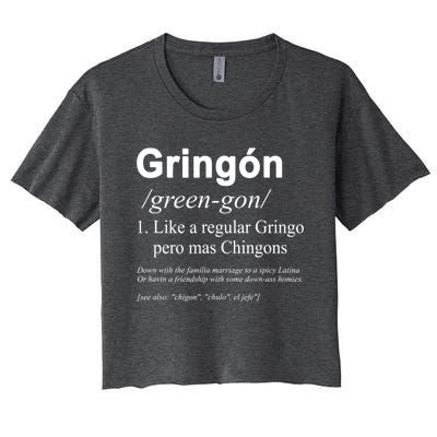 Gringón Funny Women's Crop Top Tee