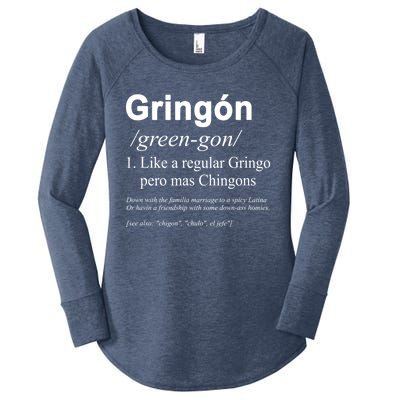 Gringón Funny Women's Perfect Tri Tunic Long Sleeve Shirt