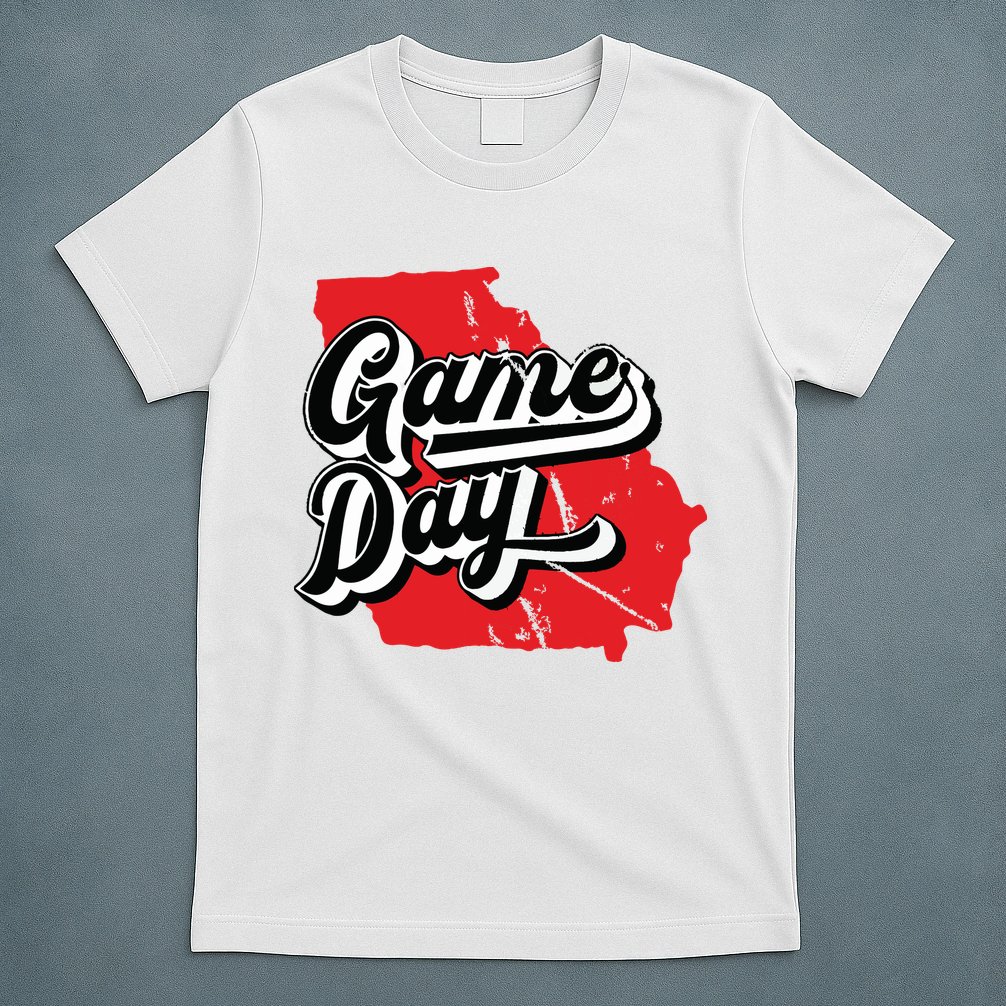 Georgia Football Game Day Vintage T-Shirt