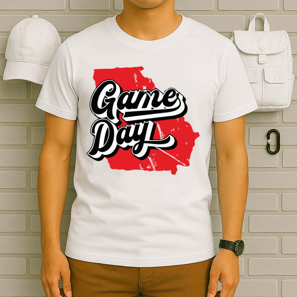 Georgia Football Game Day Vintage T-Shirt