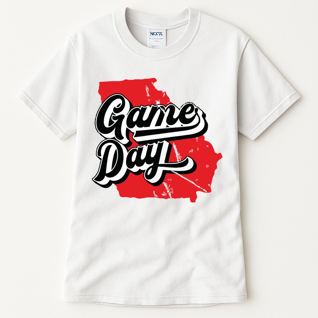 Georgia Football Game Day Vintage Tall T-Shirt
