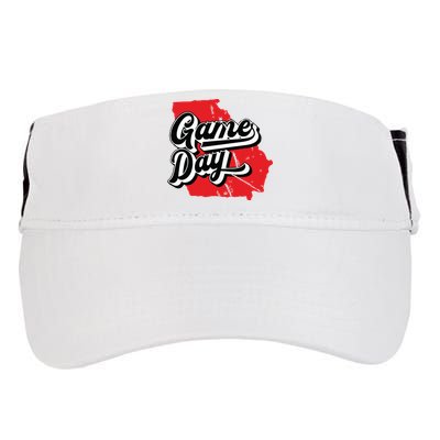 Georgia Football Game Day Vintage Adult Drive Performance Visor