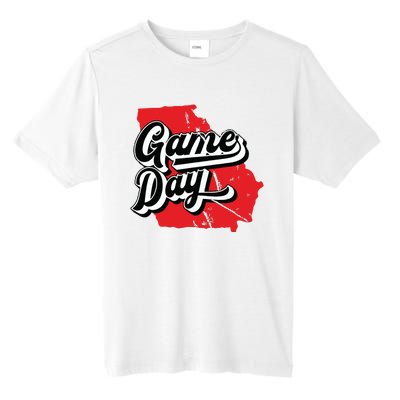 Georgia Football Game Day Vintage Tall Fusion ChromaSoft Performance T-Shirt