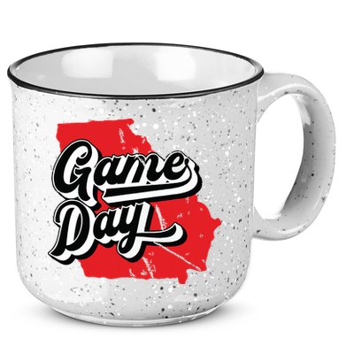 Georgia Football Game Day Vintage 15oz Campfire Ceramic Mug