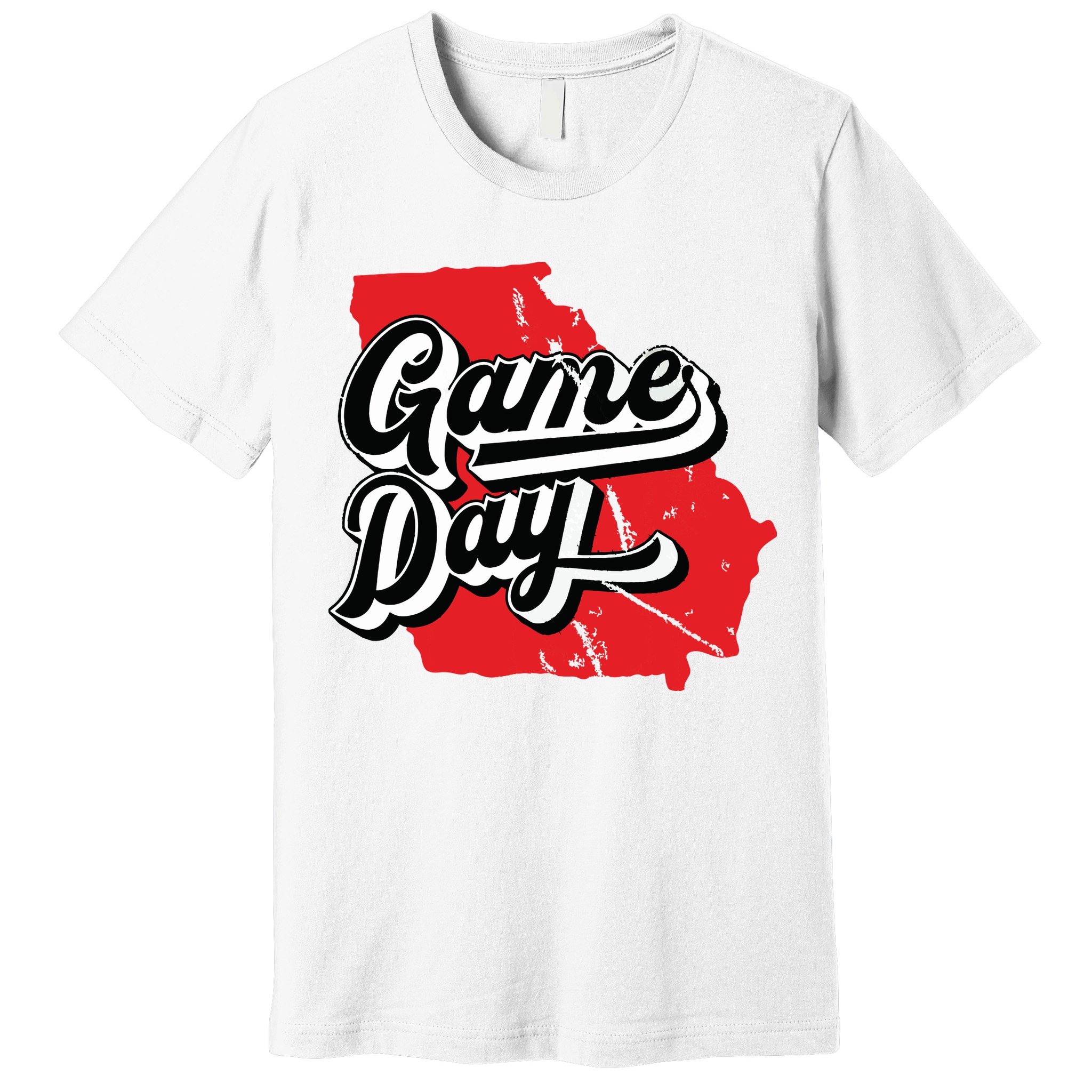 Georgia Football Game Day Vintage Premium T-Shirt