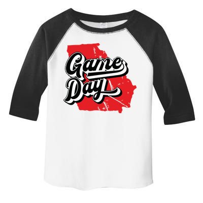 Georgia Football Game Day Vintage Toddler Fine Jersey T-Shirt