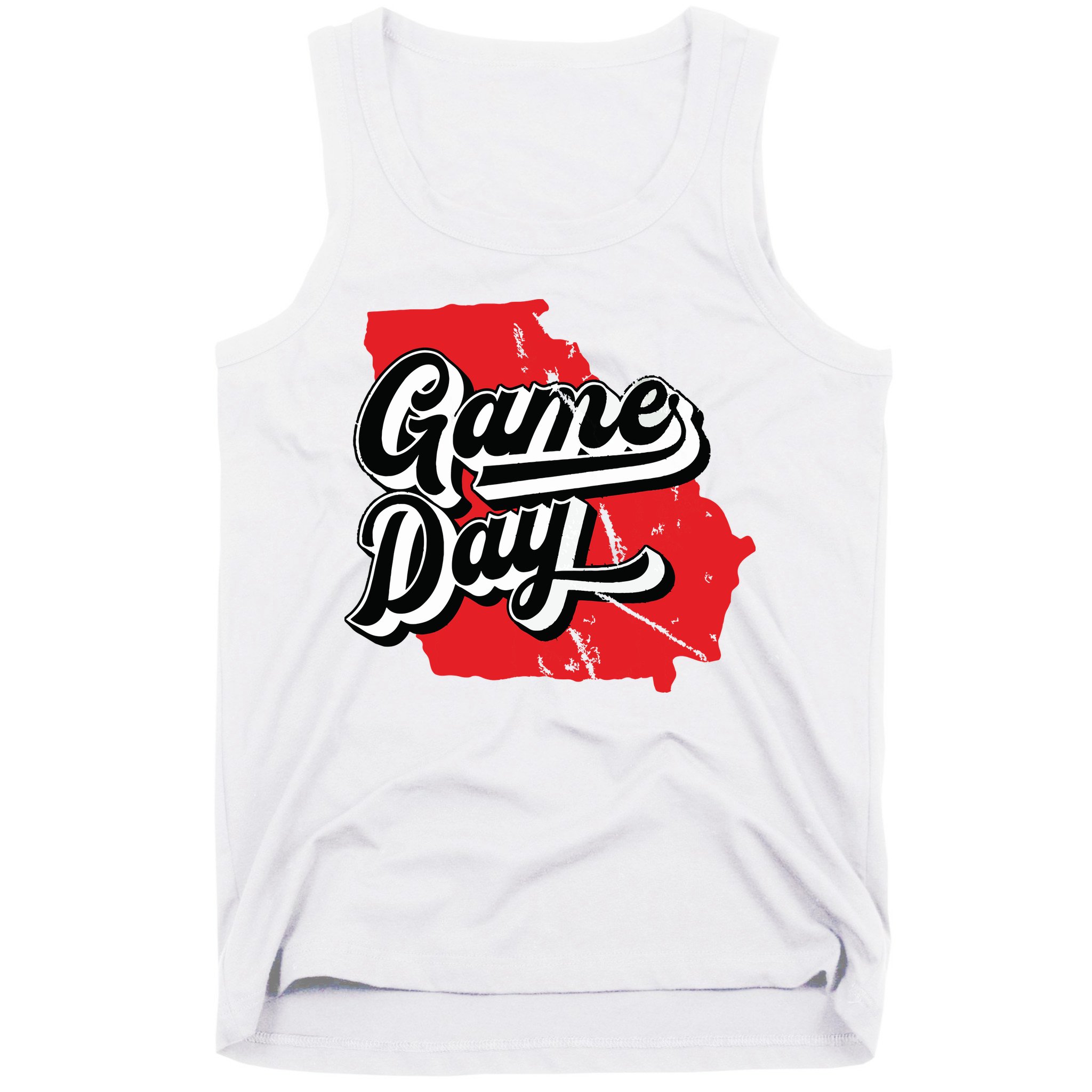 Georgia Football Game Day Vintage Tank Top