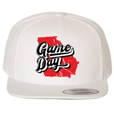 Georgia Football Game Day Vintage Wool Snapback Cap