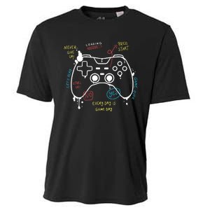 Gamer Funny Gaming Remote Everyday Is Game Day Cooling Performance Crew T-Shirt