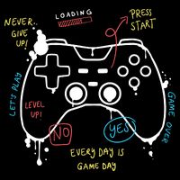 Gamer Funny Gaming Remote Everyday Is Game Day Tall T-Shirt