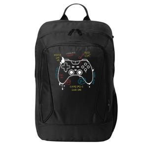 Gamer Funny Gaming Remote Everyday Is Game Day City Backpack