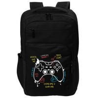 Gamer Funny Gaming Remote Everyday Is Game Day Impact Tech Backpack