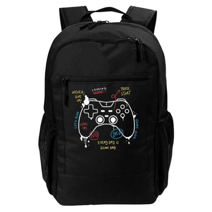 Gamer Funny Gaming Remote Everyday Is Game Day Daily Commute Backpack