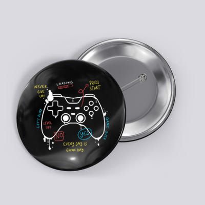 Gamer Funny Gaming Remote Everyday Is Game Day Button