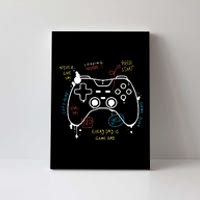 Gamer Funny Gaming Remote Everyday Is Game Day Canvas