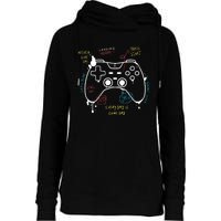 Gamer Funny Gaming Remote Everyday Is Game Day Womens Funnel Neck Pullover Hood