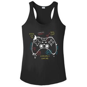 Gamer Funny Gaming Remote Everyday Is Game Day Ladies PosiCharge Competitor Racerback Tank