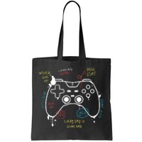 Gamer Funny Gaming Remote Everyday Is Game Day Tote Bag