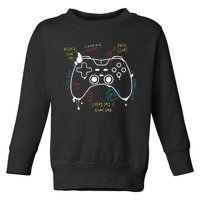 Gamer Funny Gaming Remote Everyday Is Game Day Toddler Sweatshirt