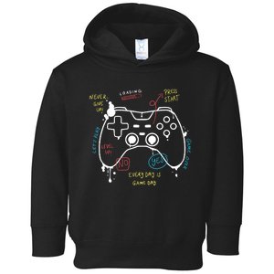 Gamer Funny Gaming Remote Everyday Is Game Day Toddler Hoodie