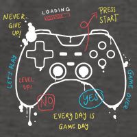 Gamer Funny Gaming Remote Everyday Is Game Day Vector Backpack