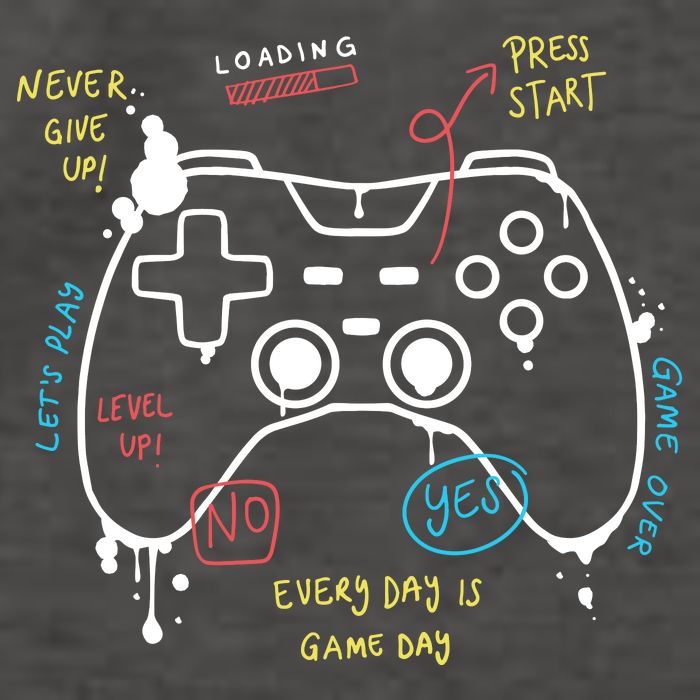 Gamer Funny Gaming Remote Everyday Is Game Day Vector Backpack