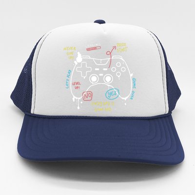 Gamer Funny Gaming Remote Everyday Is Game Day Trucker Hat