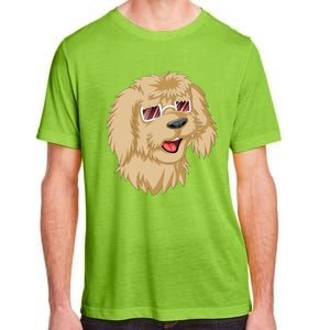 Goldendoodle Face Adult ChromaSoft Performance T-Shirt