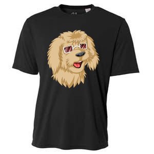 Goldendoodle Face Cooling Performance Crew T-Shirt