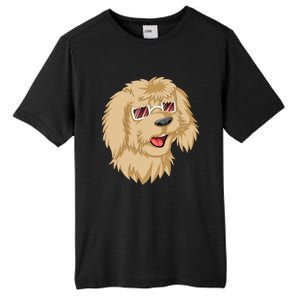 Goldendoodle Face Tall Fusion ChromaSoft Performance T-Shirt