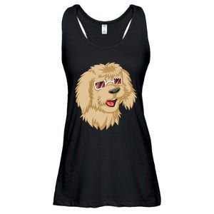 Goldendoodle Face Ladies Essential Flowy Tank