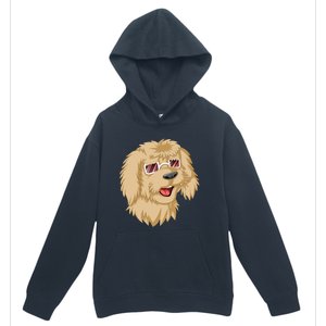 Goldendoodle Face Urban Pullover Hoodie