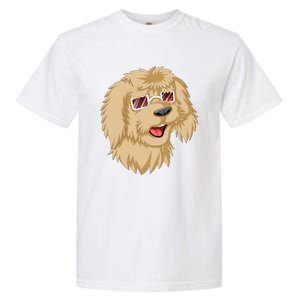 Goldendoodle Face Garment-Dyed Heavyweight T-Shirt