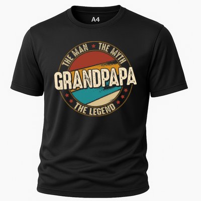 Grandpapa From Grandchildren Grandpapa Myth Legend Performance Shirt