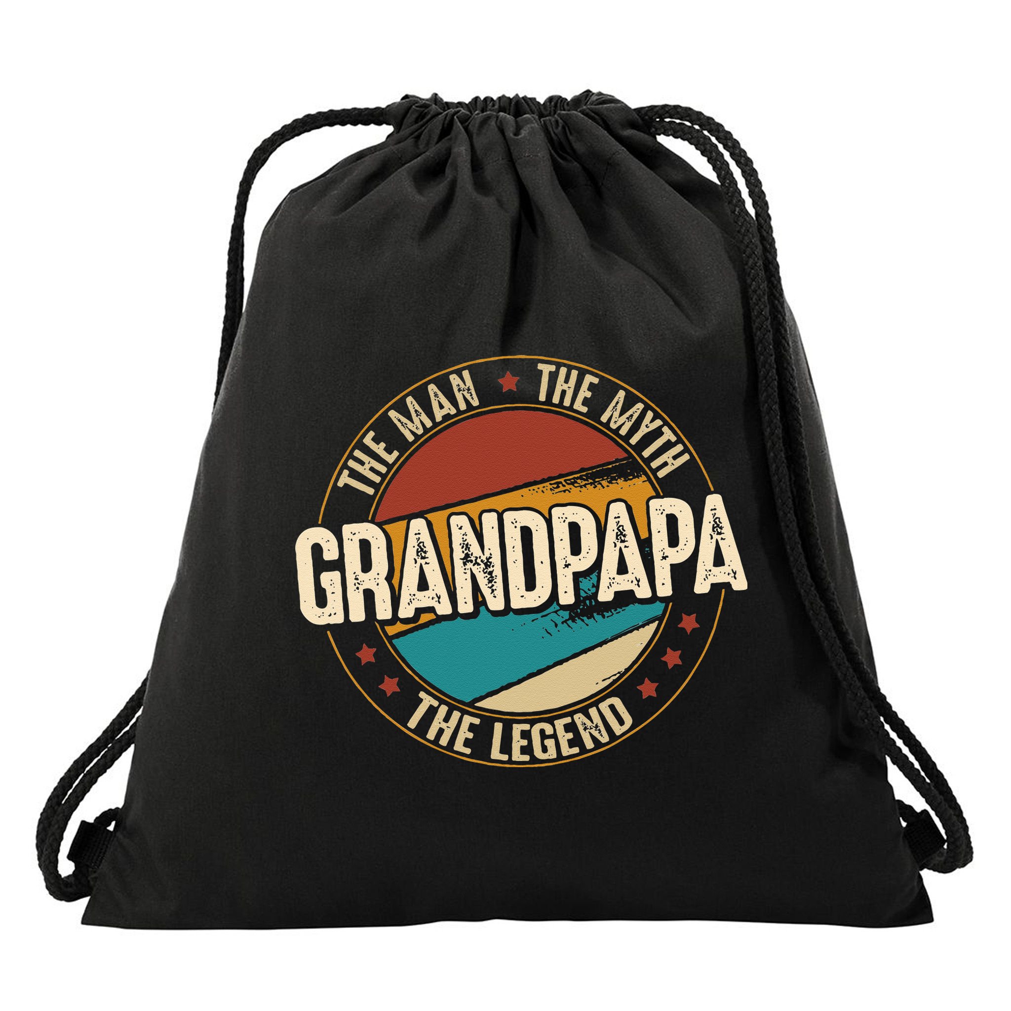 Grandpapa From Grandchildren Grandpapa Myth Legend Drawstring Bag