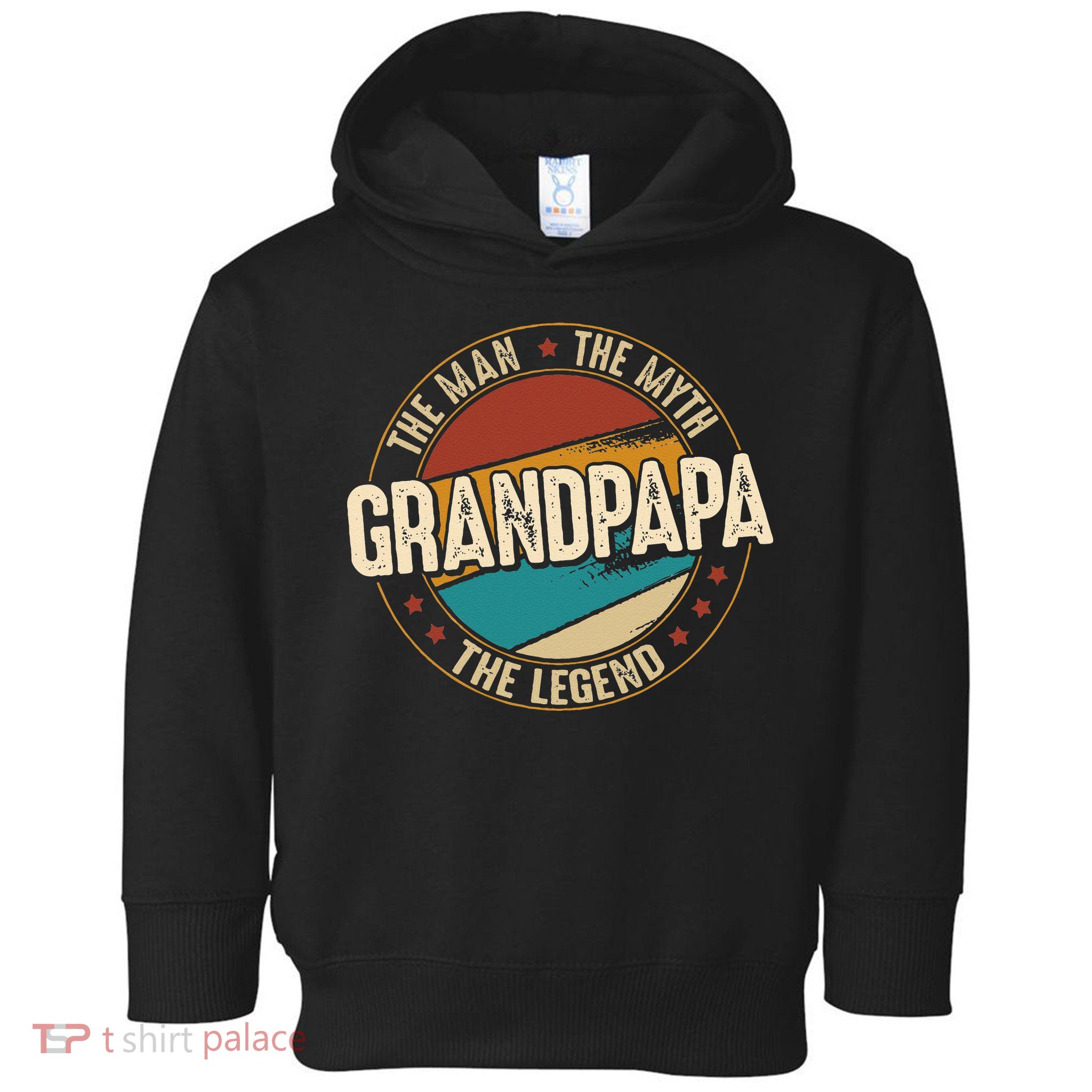 Grandpapa From Grandchildren Grandpapa Myth Legend Toddler Hoodie