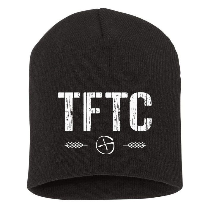 Geocaching Funny Geocache Gift Wander Lost Tftc Short Acrylic Beanie