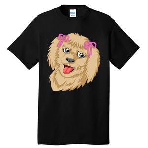 Goldendoodle Face Tall T-Shirt