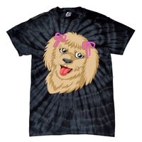 Goldendoodle Face Tie-Dye T-Shirt