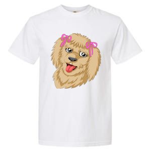 Goldendoodle Face Garment-Dyed Heavyweight T-Shirt