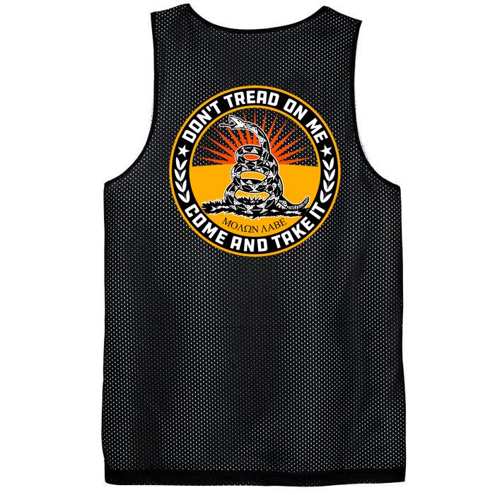  Gadsden Flag Mesh Reversible Basketball Jersey Tank