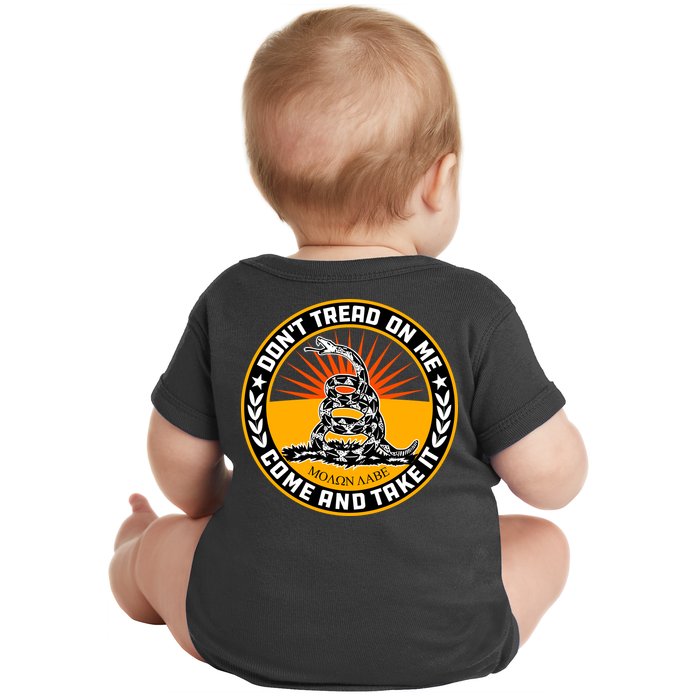  Gadsden Flag Baby Bodysuit